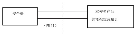 高溫型靶式流量計(jì)本安系統(tǒng)接線(xiàn)圖